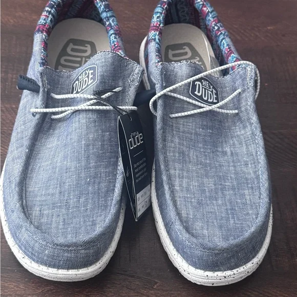 Hey Dude | Shoes | Hey Dude Blue Slipon Loafers With Relaxed  display picture 2